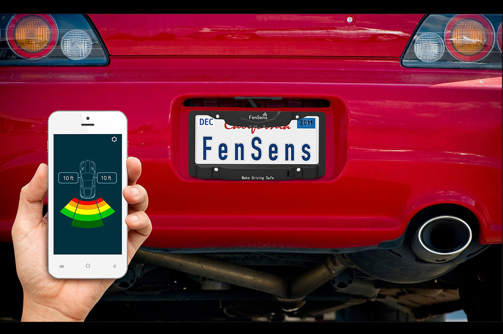 Fensens Packs Parking Sensor System Into A License Plate